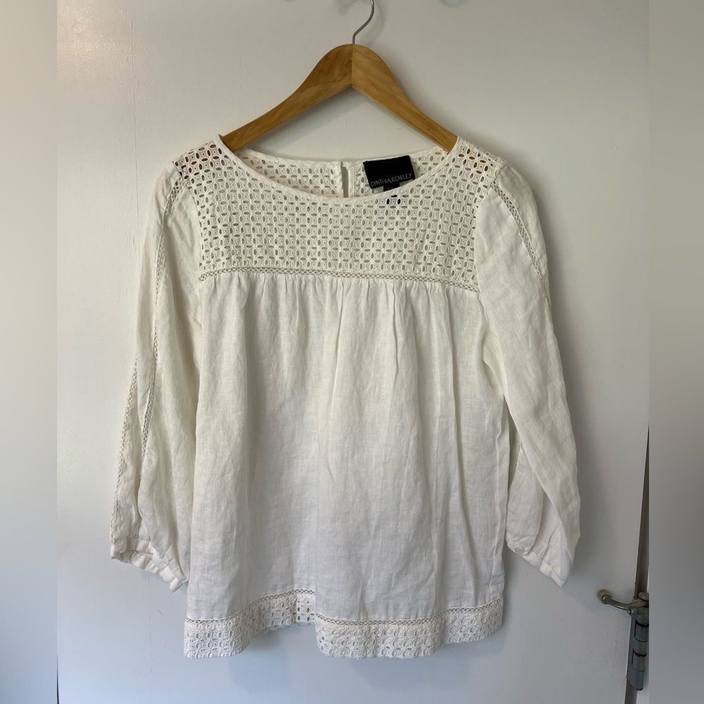 Cynthia Rowley Linen Tunic - Picture 1 of 7